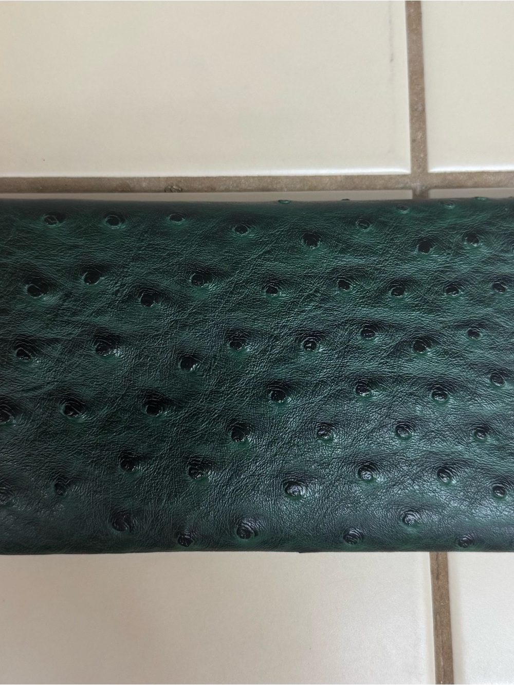 Makeup Junkie Mini Bag June Green Ostrich - Picture 2 of 5
